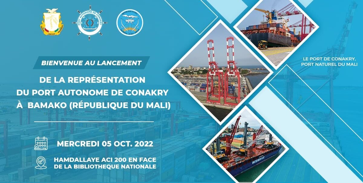 Communique de la Direction Générale du Port Autonome de Conakry Bamako, le 04 octobre 2022.